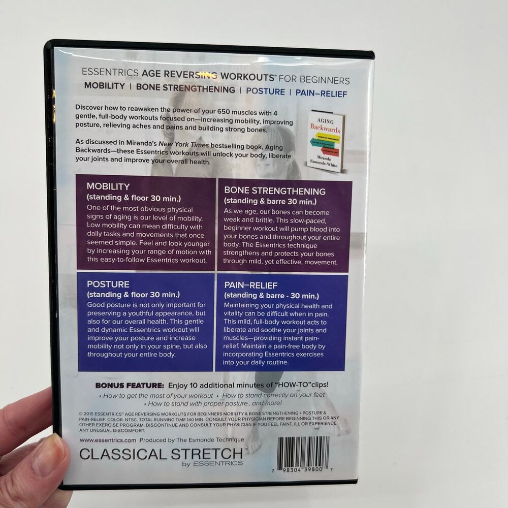Classical Stretch: Age Reversing Workouts for Beginners DVD set strength aging - Picture 5 of 6